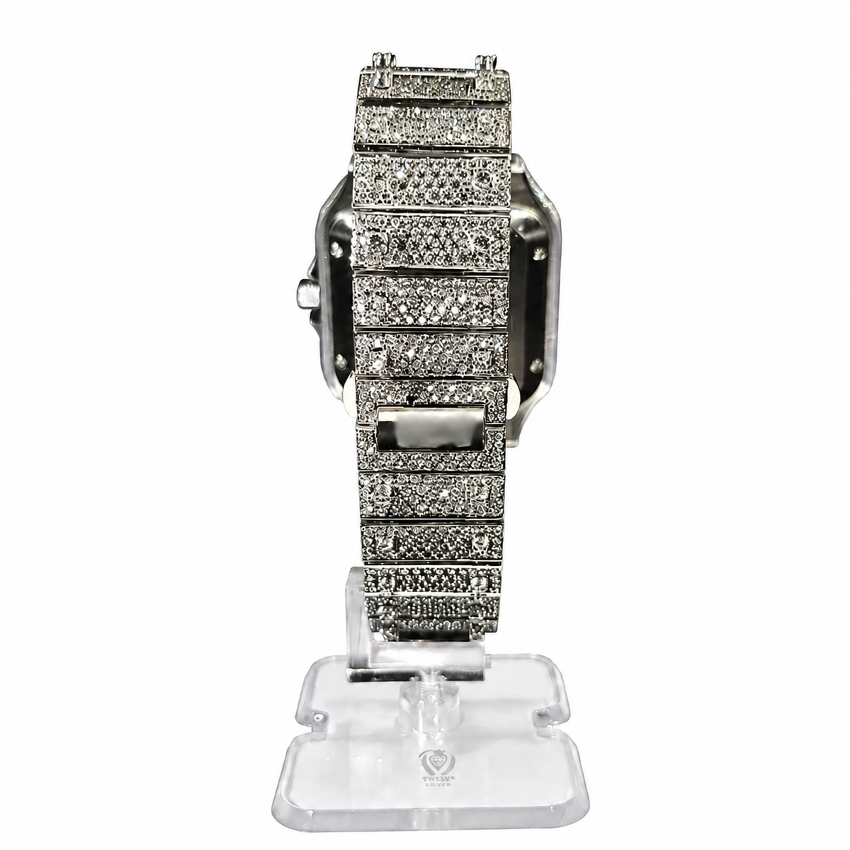 Moissanite Skeleton Watch
