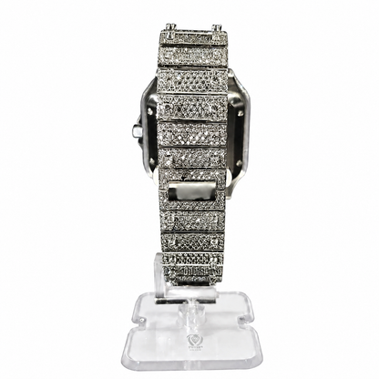Moissanite Skeleton Watch