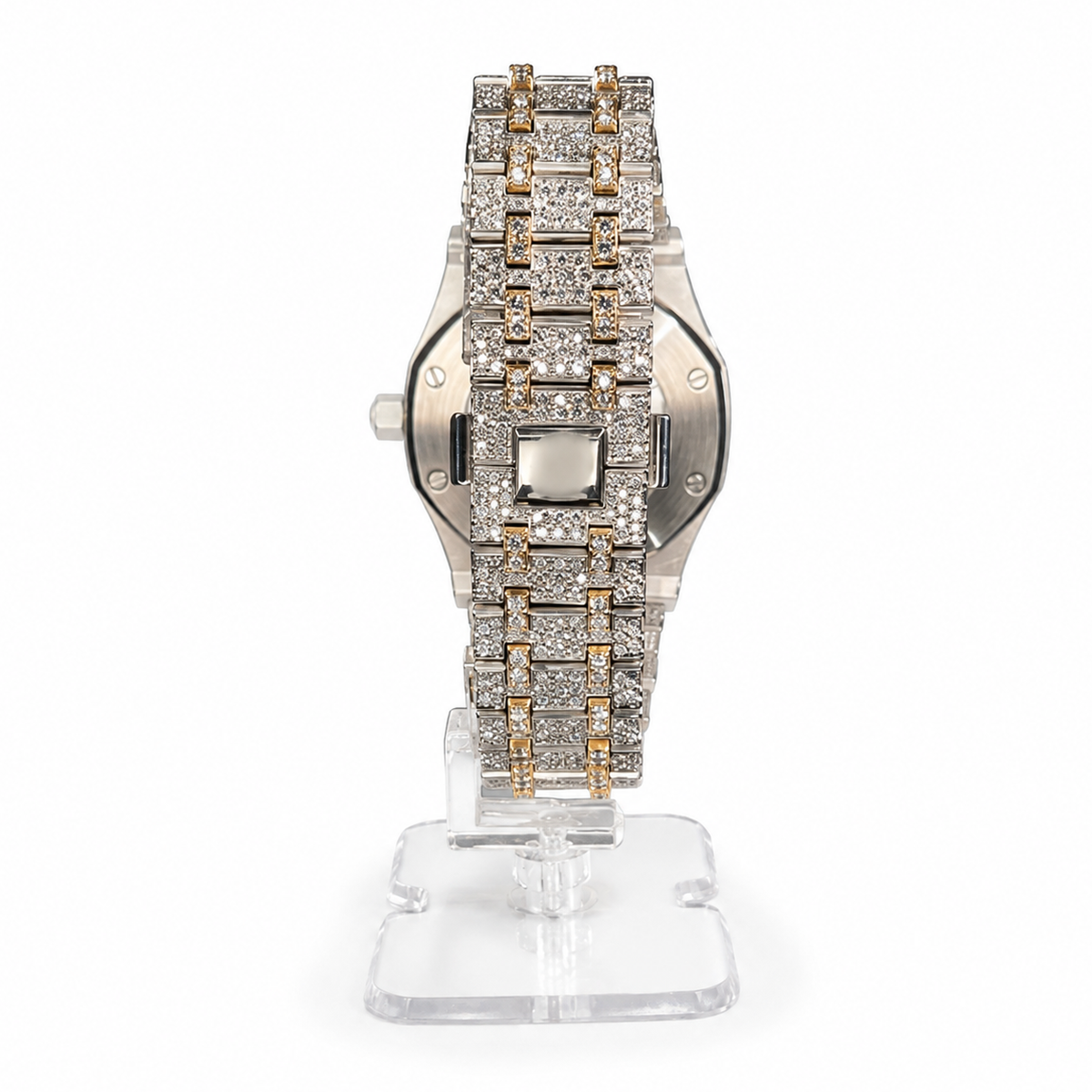 Moissanite Gold Watch