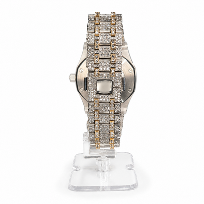 Moissanite Gold Watch