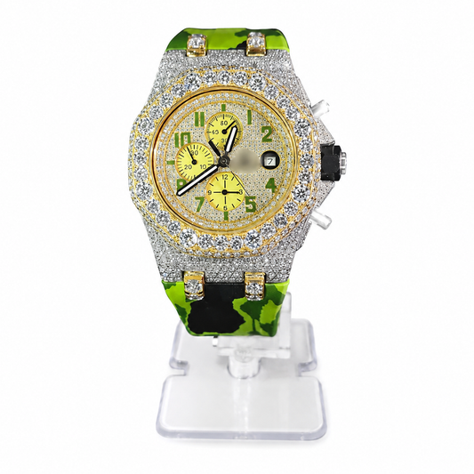 Moissanite Strap Watch