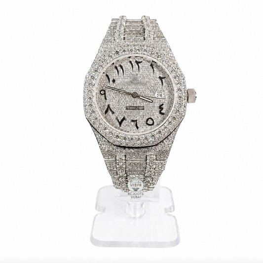 Moissanite Arabic Watch